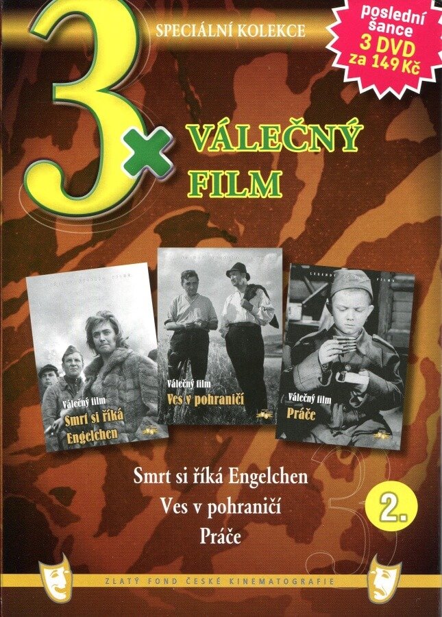 Levně 3xVálečný film 2 (Smrt si říká Engelchen / Ves v pohraničí / Práče) - 3DVD