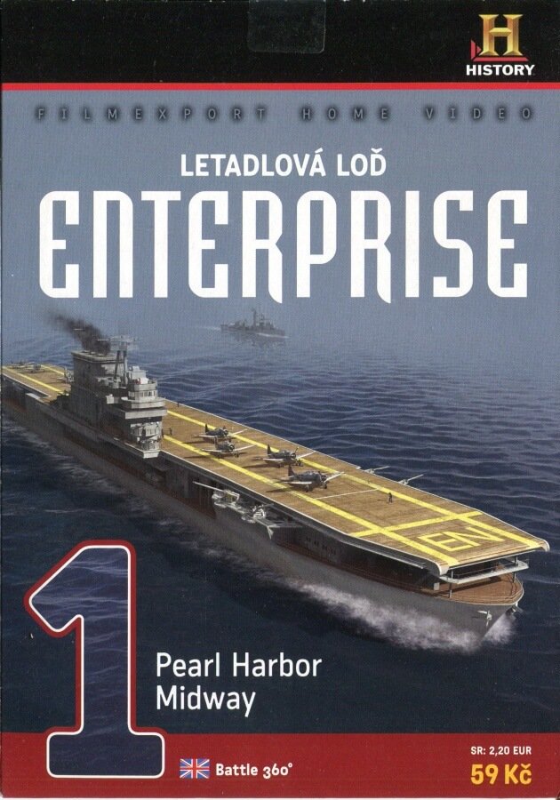 Letadlová loď ENTERPRISE - DVD 1 (Pearl Harbor,Midway) (papírový obal)
