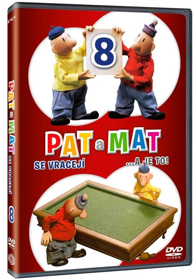 Pat a mat DVD. Pat a mat kostym. Pat mat 10 DVD. Pat a mat data. Pat 8