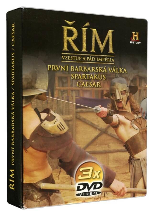 Řím 1-3 (První barbarská válka, Spartacus, Caesar) - 3 DVD