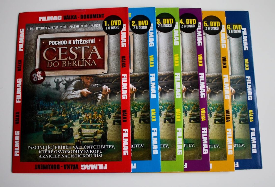 Levně Cesta do Berlína 1-6 - kolekce (6xDVD) (papírový obal)