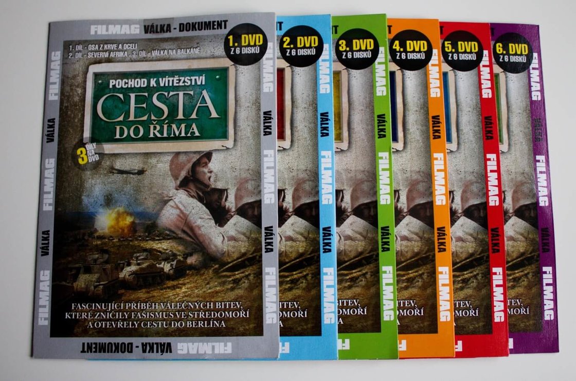Levně Cesta do Říma 1-6 - kolekce (6 DVD) (papírový obal)