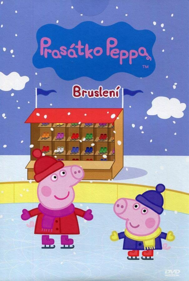 Levně Prasátko Peppa - Bruslení (DVD) (papírový obal)