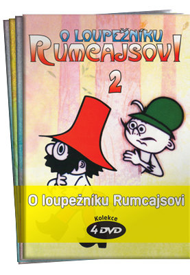 Levně O loupežníku Rumcajsovi 1-3, O loupežnickém synku Cipískovi (4 DVD) (papírový obal)
