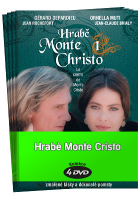 Levně Hrabě Monte Cristo - seriál (4 DVD) (papírový obal)