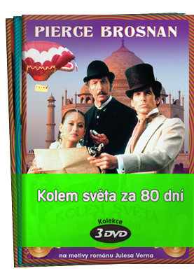 Levně Kolem světa za 80 dní - seriál (3 DVD) (papírový obal)