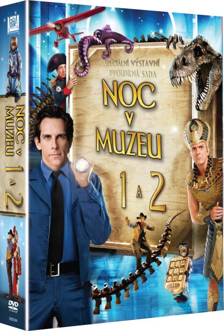 Levně Noc v muzeu 1+2 - kolekce (2 DVD)