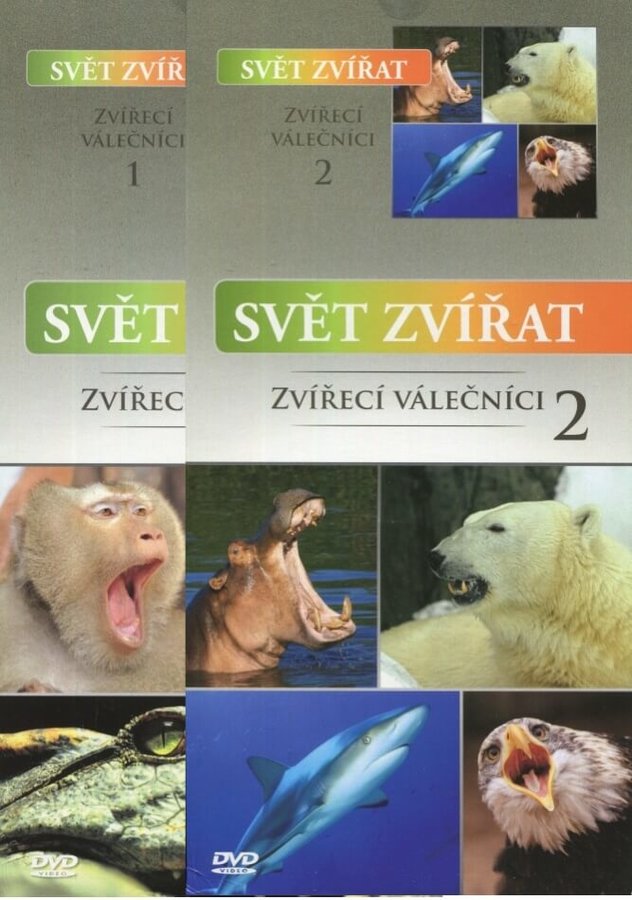 Levně Svět zvířat - Zvířecí válečníci 1-2 - kolekce - 2xDVD (papírový obal)