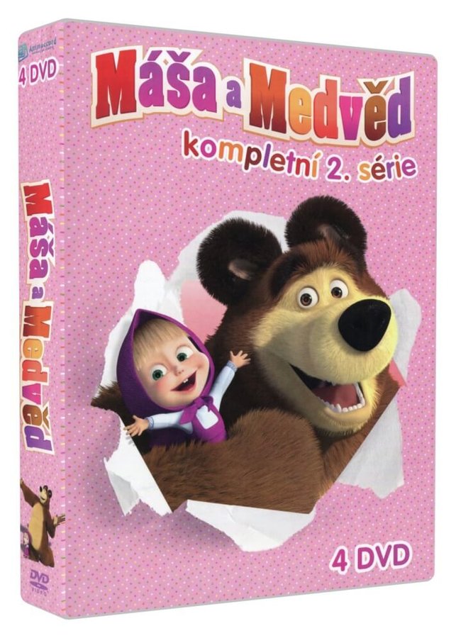 Levně Máša a Medvěd - kompletní 2. série (4 DVD)