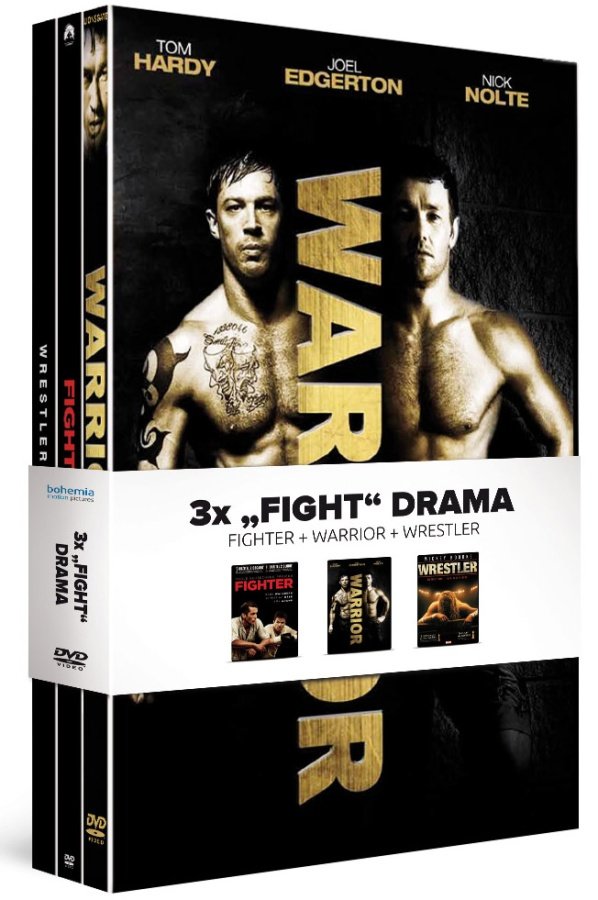 Levně Fight drama kolekce: Fighter / Warrior / Wrestler (3 DVD)