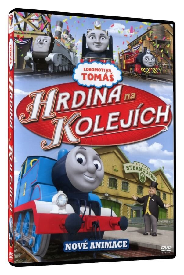 Levně Lokomotiva Tomáš: Hrdina na kolejích (DVD)