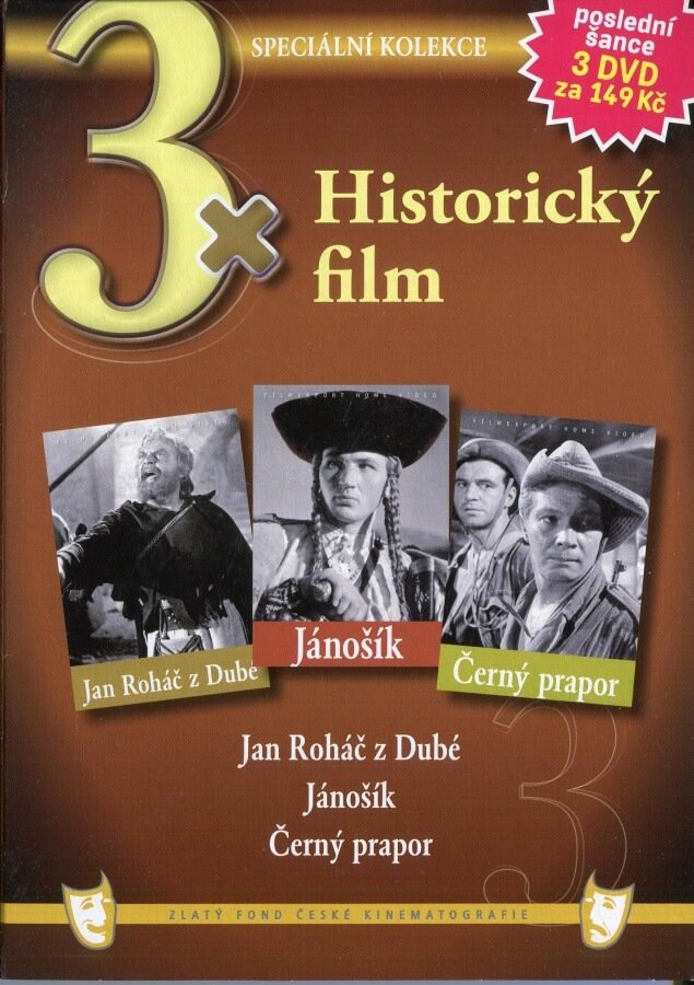 Levně 3x Historický film kolekce 3 DVD (papírový obal)