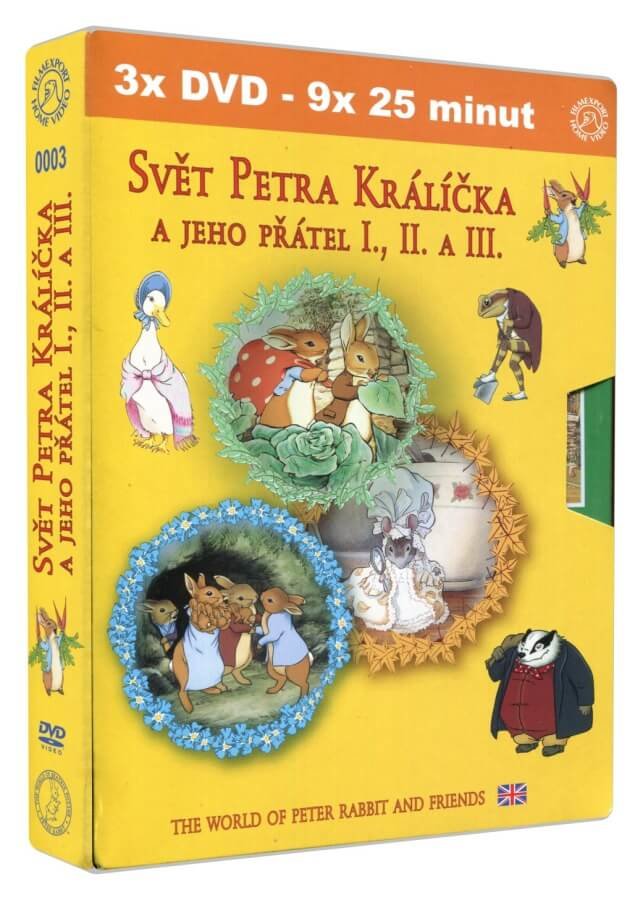 Levně Svět Petra Králíčka a jeho přátel kolekce 1-3 (3 DVD)