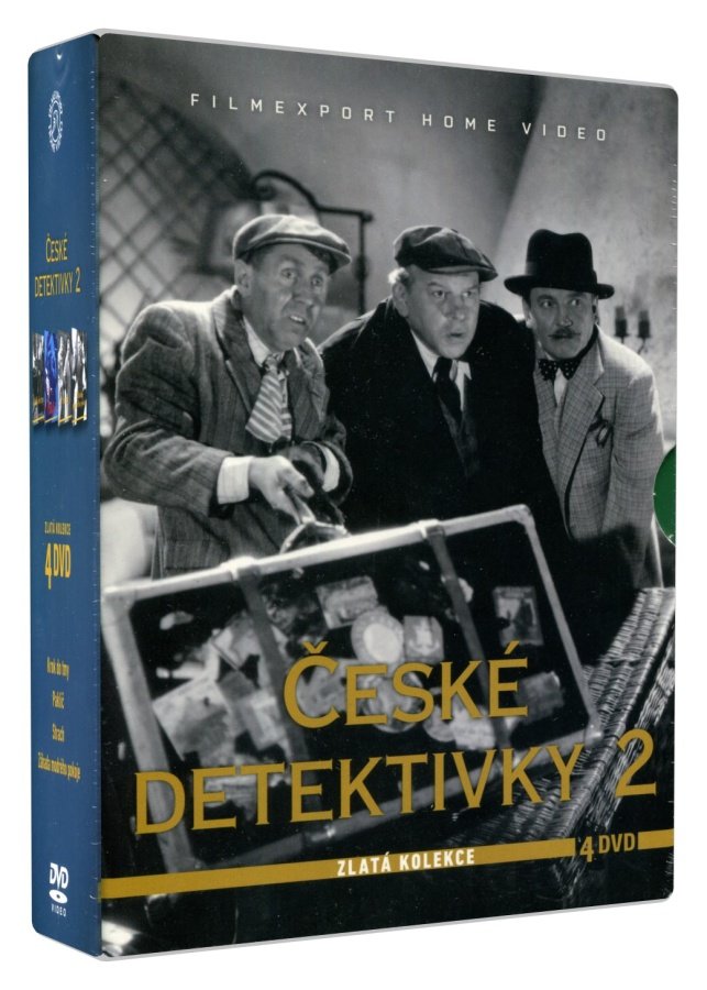 Levně České detektivky 2 - kolekce (4 DVD)