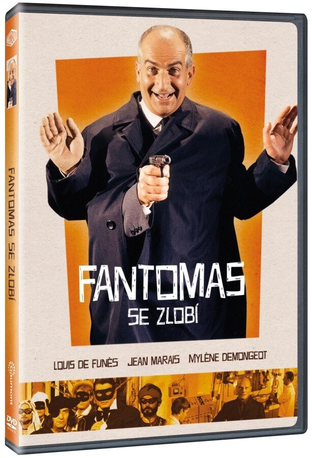 Levně Fantomas se zlobí (DVD)