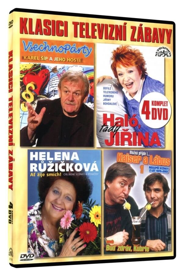 Levně Klasici televizní zábavy (4 DVD)