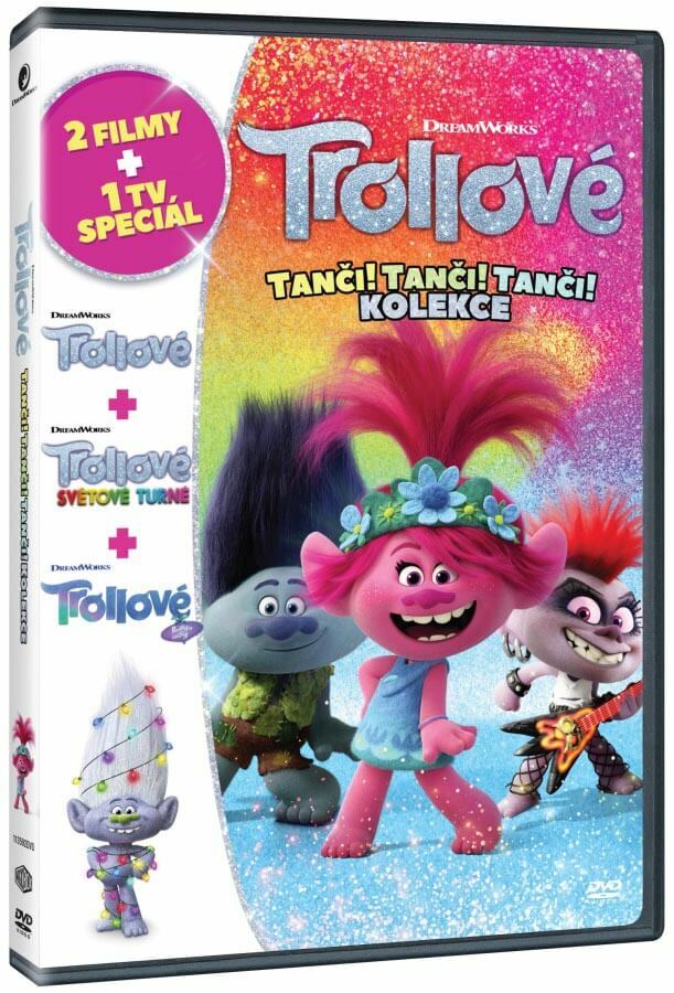 Levně Trollové: Tanči, tanči, tanči kolekce - 2 filmy + 1 TV Speciál (3 DVD)