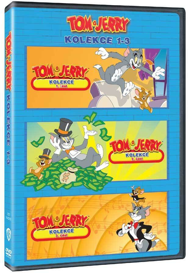 Levně Tom a Jerry kolekce 1- 3 (3 DVD)