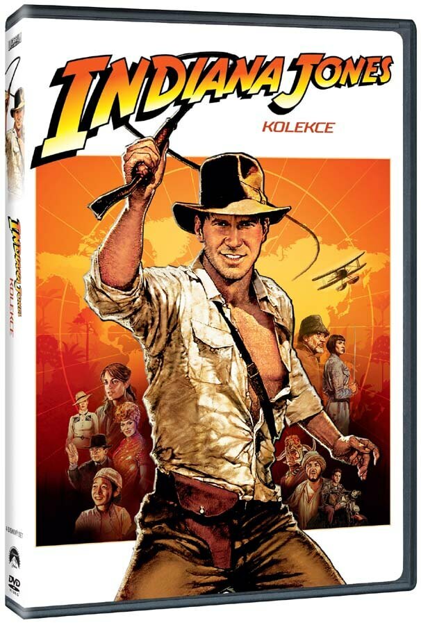 Levně Indiana Jones kolekce (4 DVD)