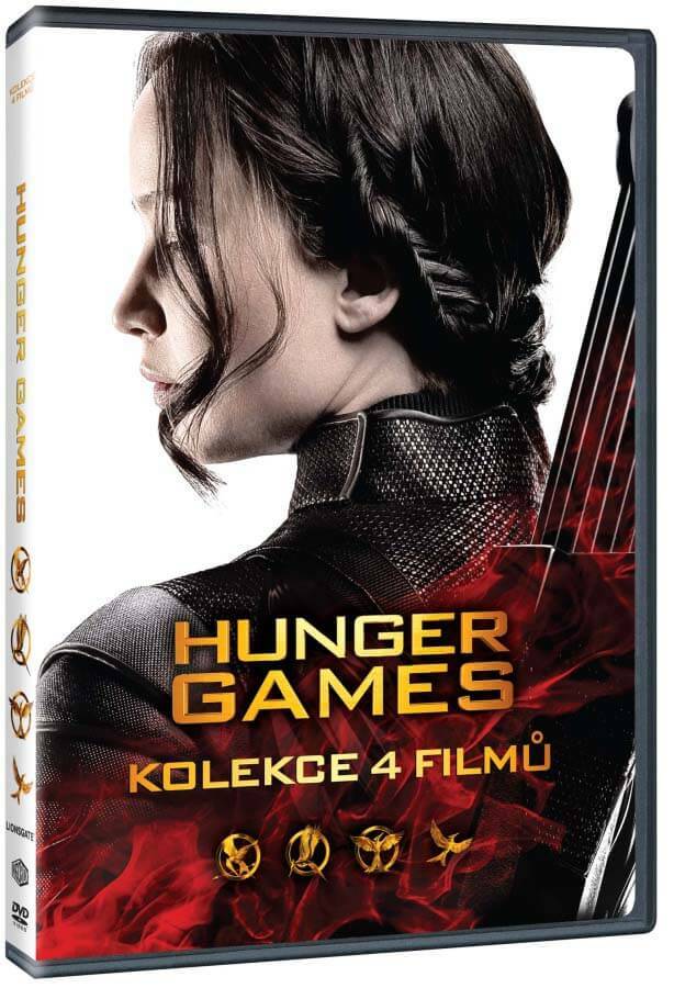 Levně Hunger Games kolekce 1-4 (4 DVD)