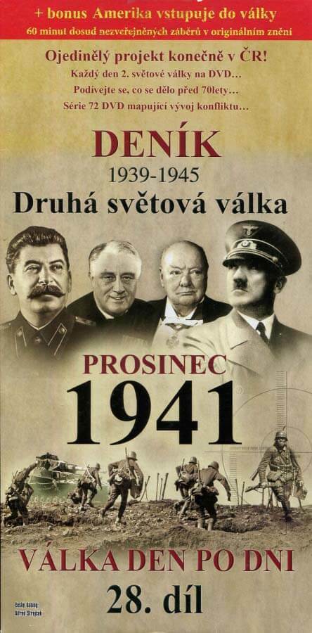 Levně Deník 2. světové války (28. díl) - prosinec 1941 (DVD) (papírový obal)