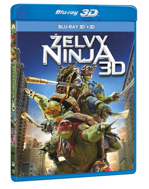 Levně Želvy Ninja (2014) (2D+3D) (3D BLU-RAY+2D BLU-RAY)