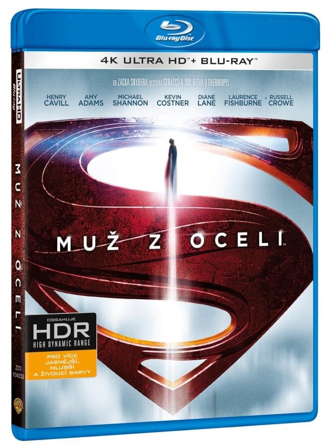 Levně Muž z oceli (4K ULTRA HD+BLU-RAY) (2 BLU-RAY)