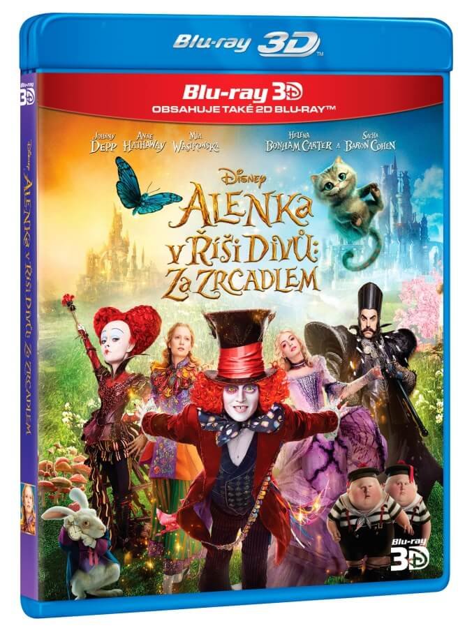 Levně Alenka v říši divů: Za zrcadlem (2D+3D) (2 BLU-RAY)