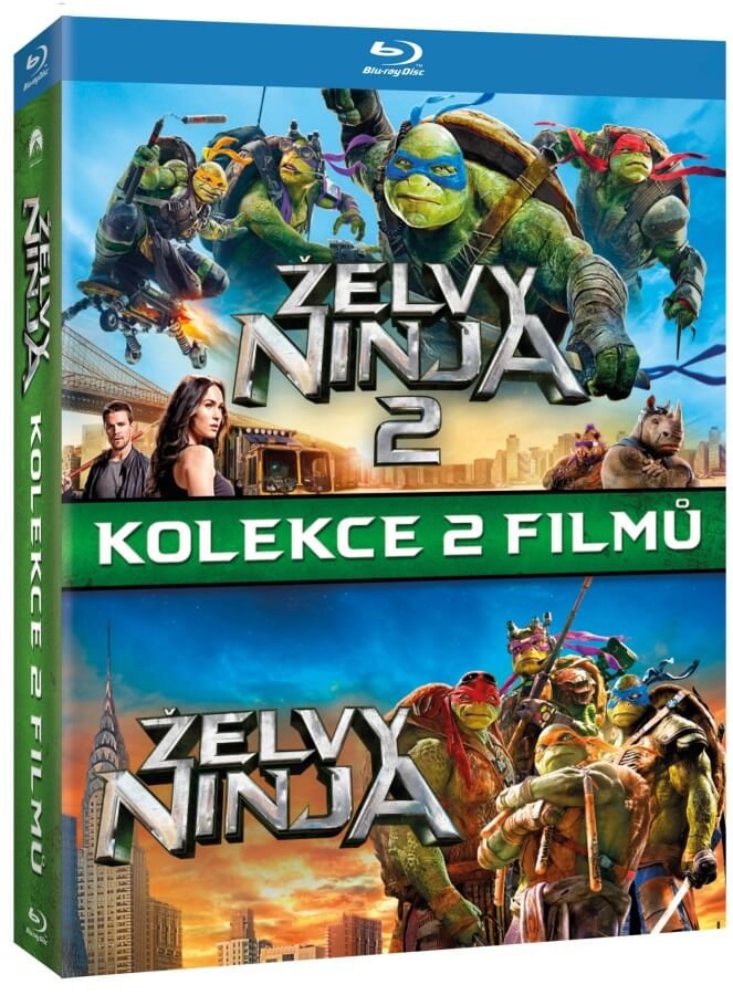 Levně Želvy Ninja 1+2 - kolekce (2 BLU-RAY)