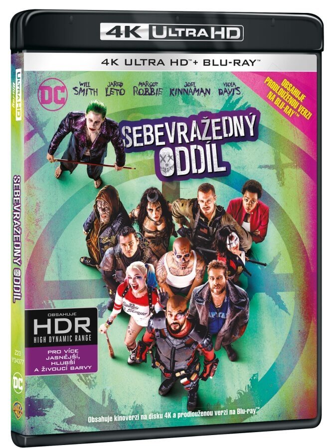 Levně Sebevražedný oddíl (4K UHD + BLU-RAY) (2 BLU-RAY) - 2 verze filmu