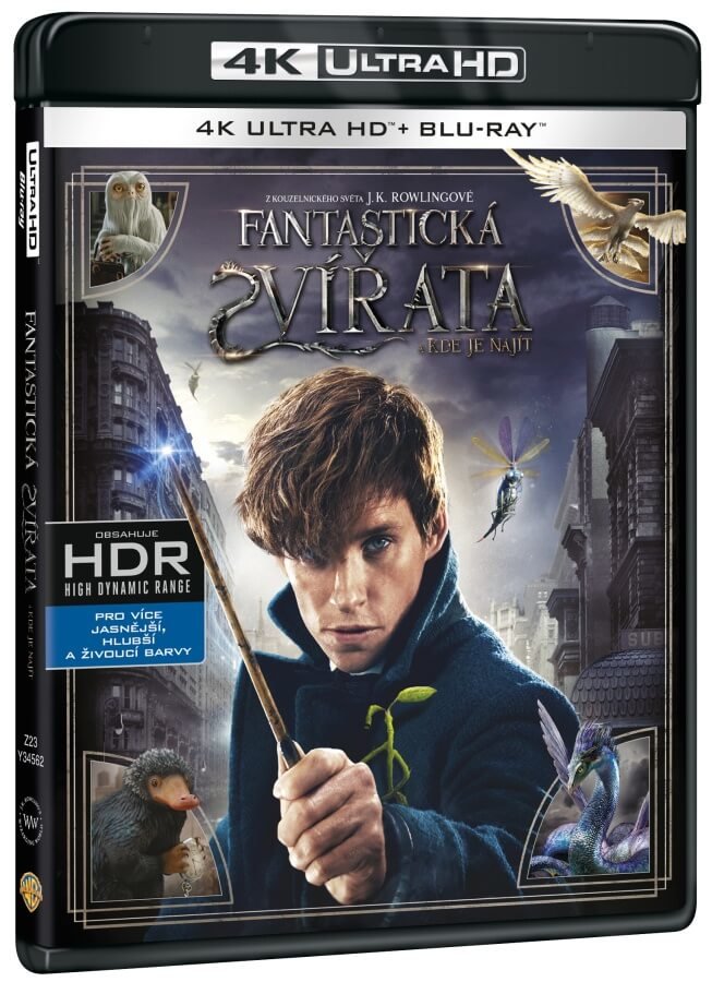 Levně Fantastická zvířata a kde je najít (4K ULTRA HD+BLU-RAY) (2 BLU-RAY)