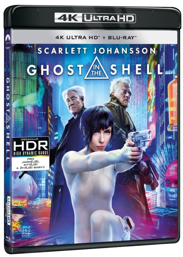 Levně Ghost in the Shell (4K UHD + BLU-RAY) (2 BLU-RAY)