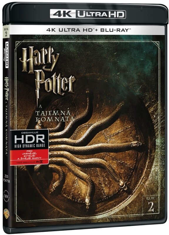 Levně Harry Potter a tajemná komnata (4K UHD + BLU-RAY) (2 BLU-RAY)