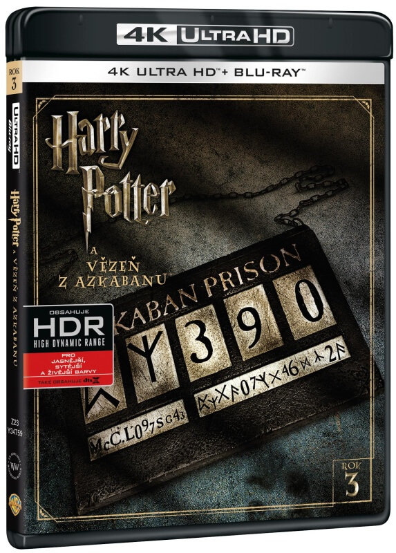 Levně Harry Potter a vězeň z Azkabanu (4K UHD + BLU-RAY) (2 BLU-RAY)