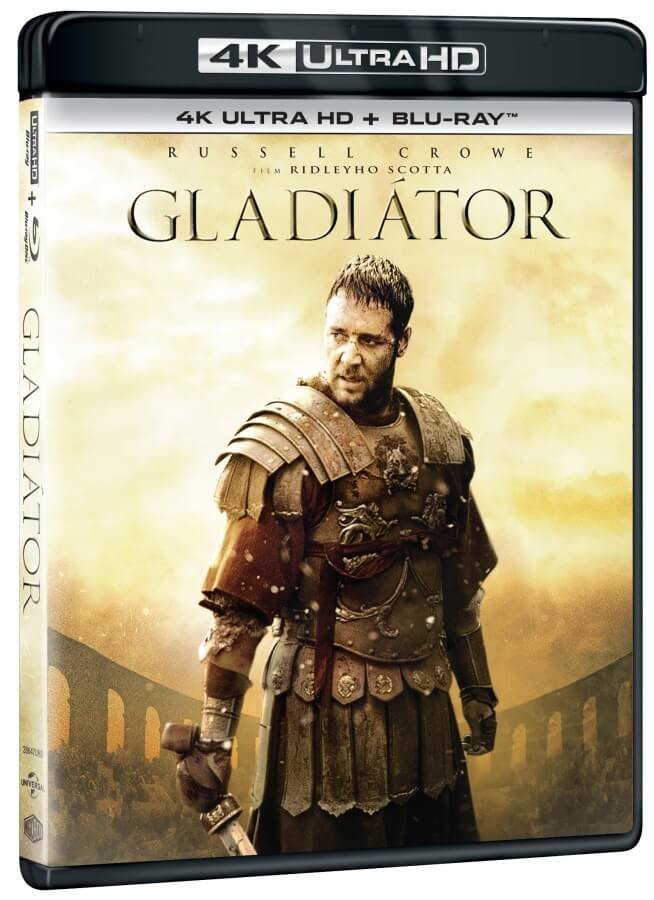 Levně Gladiátor (4K UHD + BLU-RAY) 2 disky - 2 verze filmu