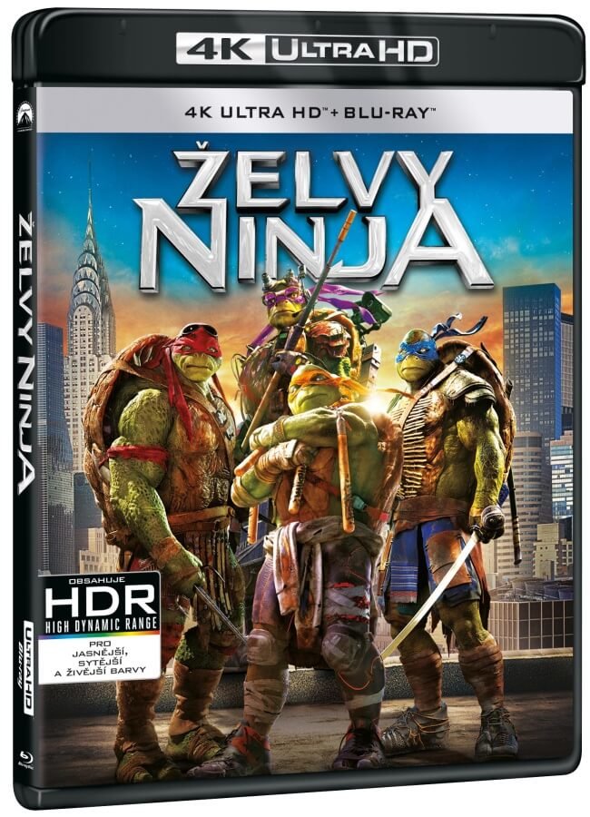 Levně Želvy Ninja (2014) (4K ULTRA HD+BLU-RAY) (2 BLU-RAY)