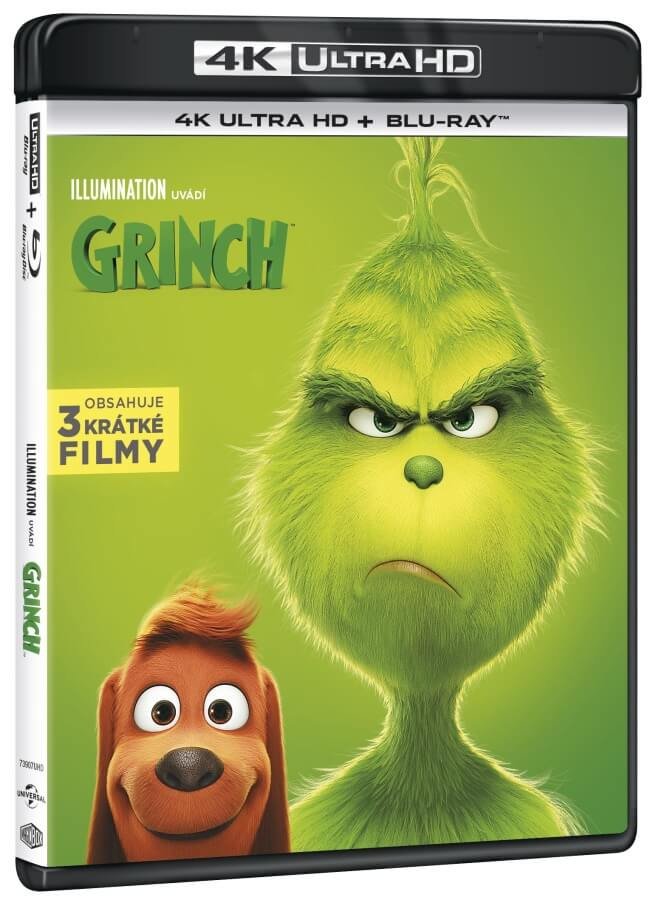 Levně Grinch (2018) (4K ULTRA HD+BLU-RAY) (2 BLU-RAY) - animovaný