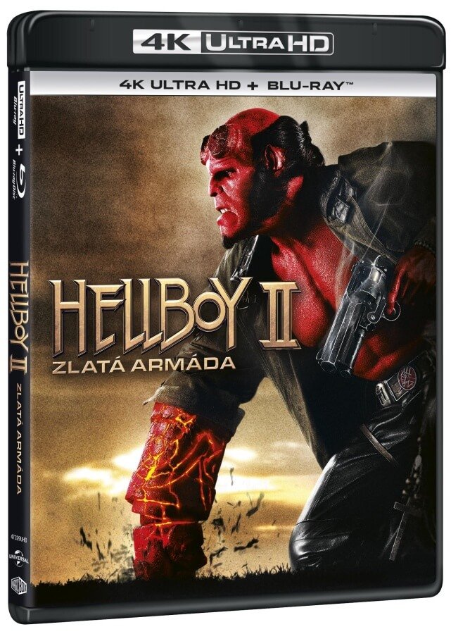 Hellboy 2: Zlatá armáda (4K ULTRA HD+BLU-RAY) (2 BLU-RAY)