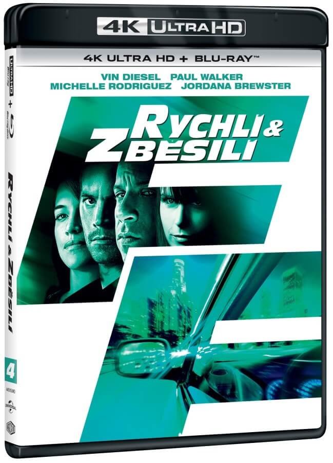 Levně Rychle a zběsile 4: Rychlí a zběsilí (4K ULTRA HD+BLU-RAY) (2 BLU-RAY)