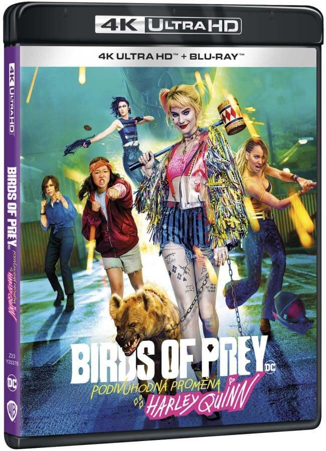 Levně Birds of Prey (Podivuhodná proměna Harley Quinn) (4K ULTRA HD + BLU-RAY) (2 BLU-RAY)