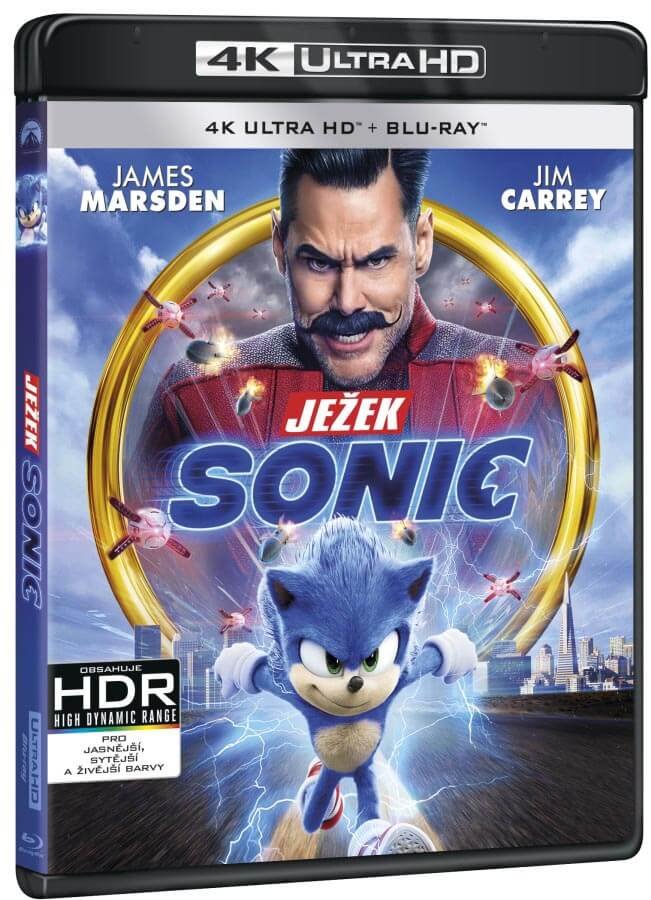 Levně Ježek Sonic (4K ULTRA HD + BLU-RAY) (2 BLU-RAY)