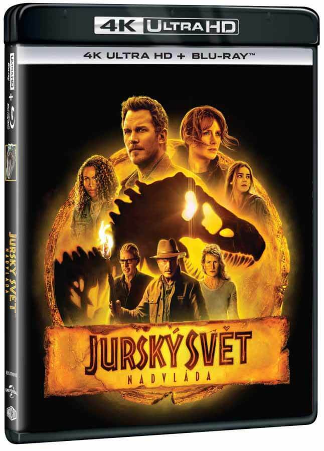 Levně Jurský svět 3: Nadvláda (4K ULTRA HD + BLU-RAY) (2 BLU-RAY)