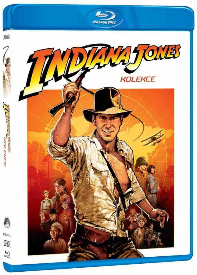 Levně Indiana Jones kolekce (4 BLU-RAY)
