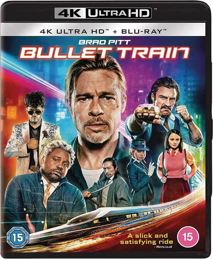 Levně Bullet Train (4K ULTRA HD + BLU-RAY) (2 BLU-RAY) - DOVOZ