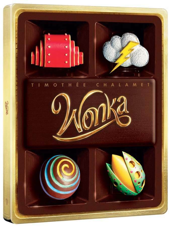 Levně Wonka (4K UHD + BLU-RAY) - STEELBOOK (motiv Chocolate)