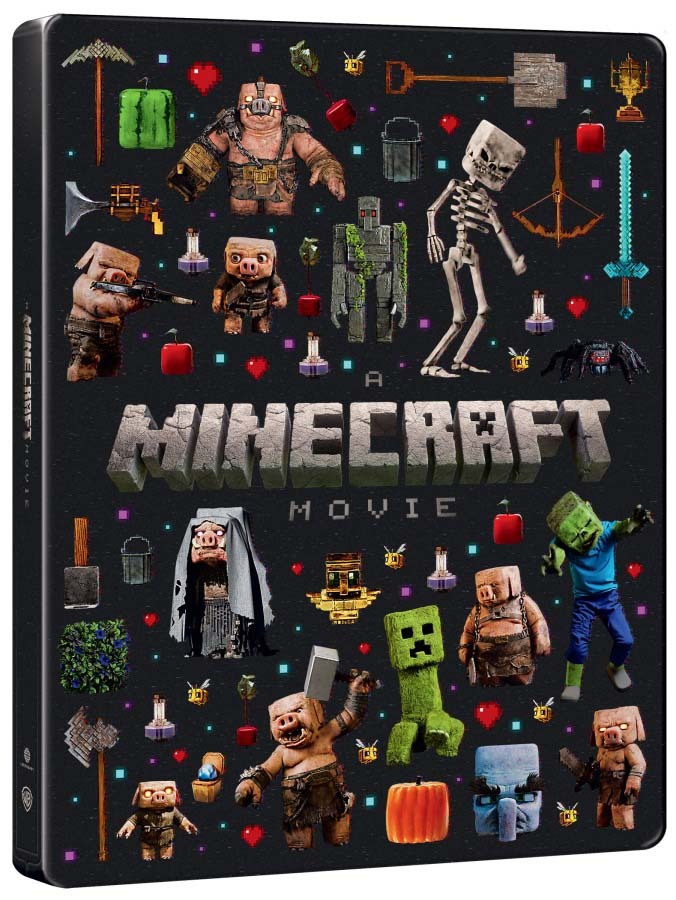 Minecraft film (4K UHD + BLU-RAY) 2 disky - STEELBOOK - motiv Collectors
