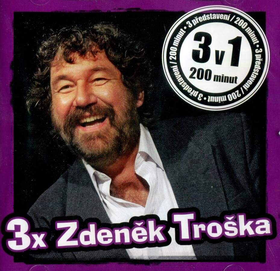 Levně Zdeněk Troška, 3 představení (CD-MP3) - mluvené slovo