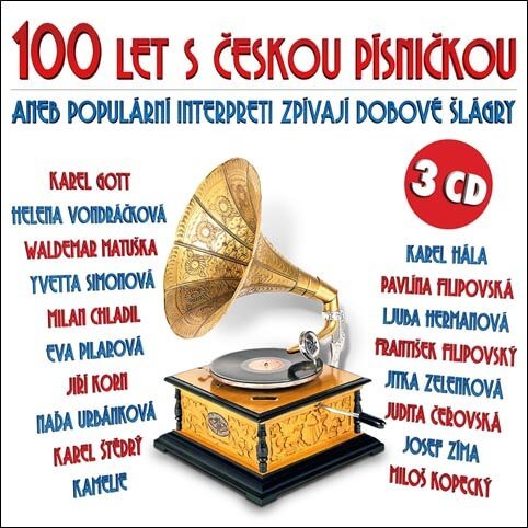 Levně 100 let s českou písničkou, Různí interpreti (3 CD)