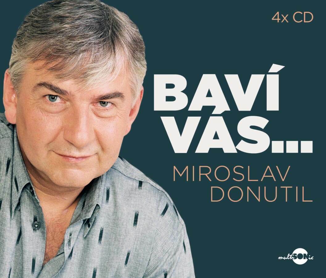 Levně Miroslav Donutil - Baví vás (4 CD) - mluvené slovo