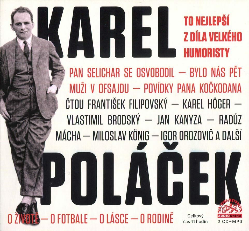 Karel Poláček - To nejlepší z díla velkého humoristy (2 MP3-CD) - audiokniha